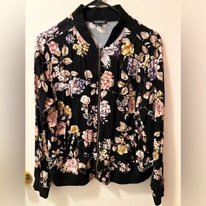 Torrid Pattern Bomber Jacket - Size 0